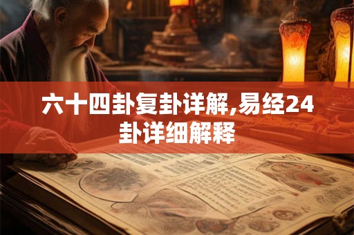 六十四卦复卦详解,易经24卦详细解释