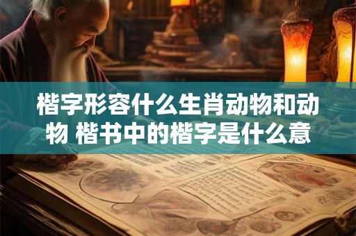 楷字形容什么生肖动物和动物 楷书中的楷字是什么意思？