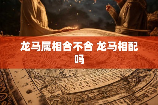 龙马属相合不合 龙马相配吗