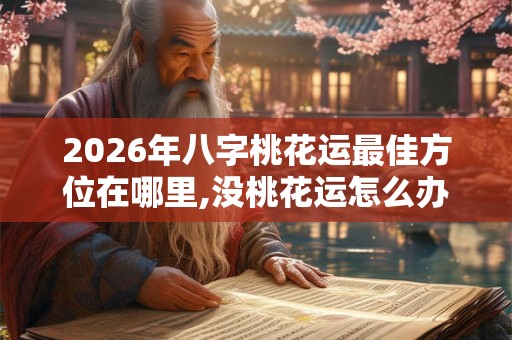 2026年八字桃花运最佳方位在哪里,没桃花运怎么办