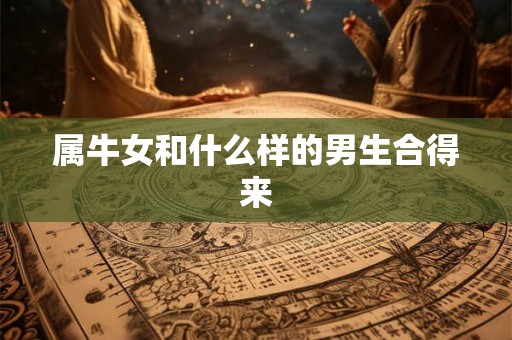 属牛女和什么样的男生合得来 属牛女和什么样的男生合得来