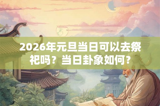 2026年元旦当日可以去祭祀吗?当日卦象如何? 2026年元旦当日可以去祭祀吗?当日卦象如何?