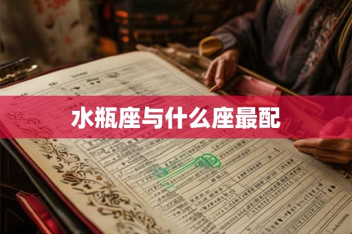 水瓶座与什么座最配