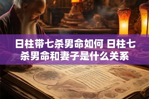 日柱带七杀男命如何 日柱七杀男命和妻子是什么关系