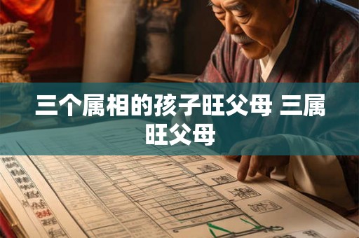 三个属相的孩子旺父母 三属旺父母