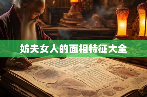 妨夫女人的面相特征大全 妨夫女人的面相特征大全