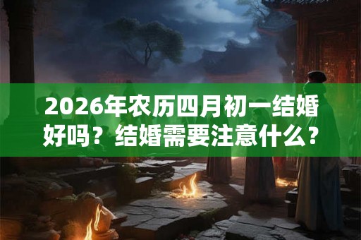 2026年农历四月初一结婚好吗？结婚需要注意什么？