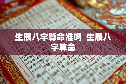 生辰八字算命准吗  生辰八字算命