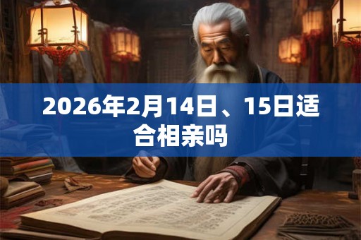 2026年2月14日、15日适合相亲吗