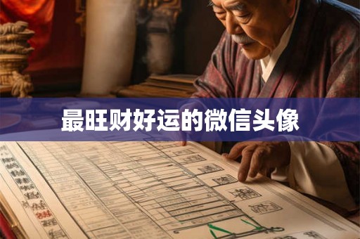 最旺财好运的微信头像