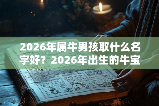 2026年属牛男孩取什么名字好？2026年出生的牛宝宝命运如何？