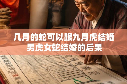 几月的蛇可以跟九月虎结婚 男虎女蛇结婚的后果