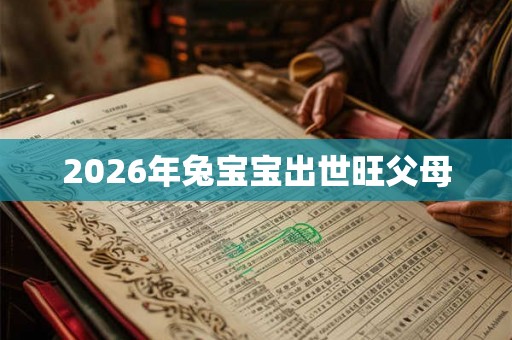2026年兔宝宝出世旺父母