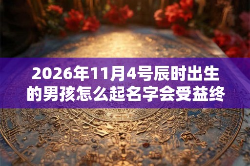 2026年11月4号辰时出生的男孩怎么起名字会受益终生 2026年11月4号辰时出生的男孩怎么起名字会受益终生
