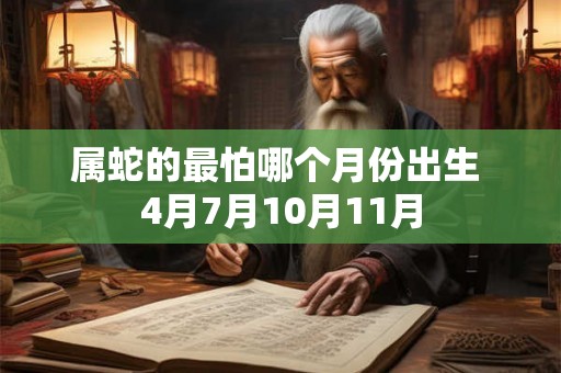 属蛇的最怕哪个月份出生 4月7月10月11月