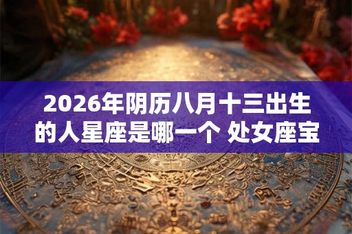 2026年阴历八月十三出生的人星座是哪一个 处女座宝宝