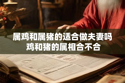 属鸡和属猪的适合做夫妻吗 鸡和猪的属相合不合