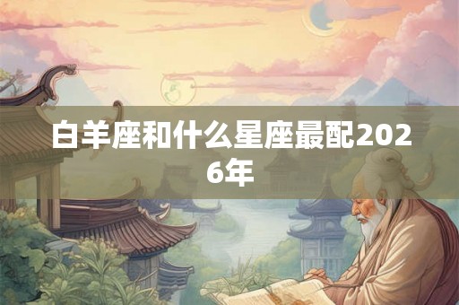 白羊座和什么星座最配2026年