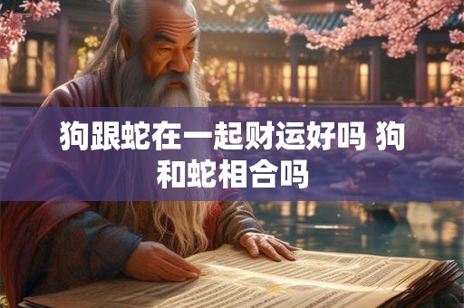 狗跟蛇在一起财运好吗 狗和蛇相合吗