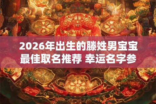 2026年出生的滕姓男宝宝最佳取名推荐 幸运名字参考