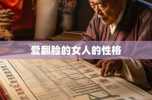 爱翻脸的女人的性格