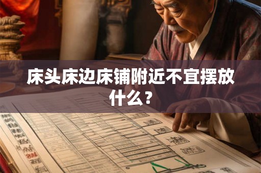 床头床边床铺附近不宜摆放什么？