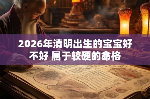 2026年清明出生的宝宝好不好 属于较硬的命格
