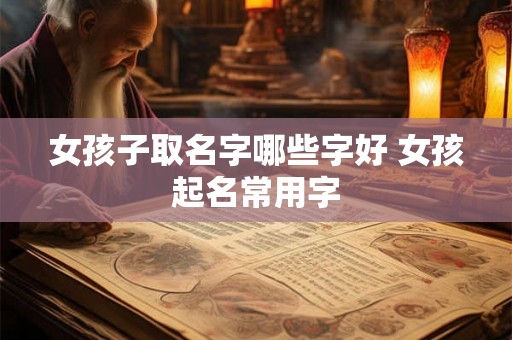 女孩子取名字哪些字好 女孩起名常用字