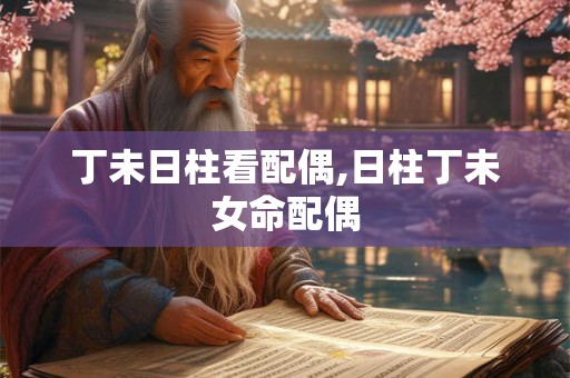 丁未日柱看配偶,日柱丁未女命配偶