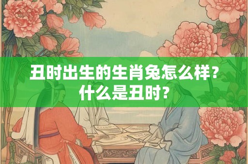 丑时出生的生肖兔怎么样？什么是丑时？