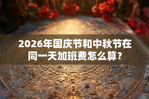 2026年国庆节和中秋节在同一天加班费怎么算？