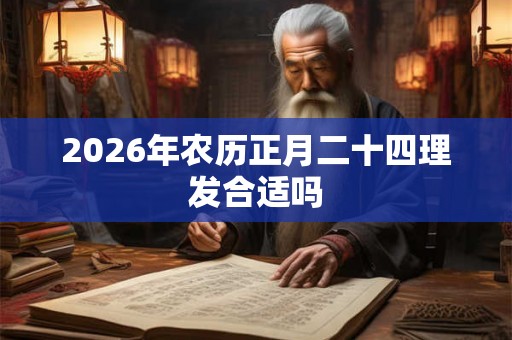 2026年农历正月二十四理发合适吗 2026年农历正月二十四理发合适吗
