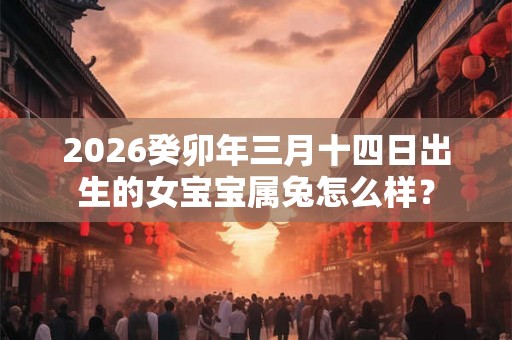 2026癸卯年三月十四日出生的女宝宝属兔怎么样? 2026癸卯年三月十四日出生的女宝宝属兔怎么样?