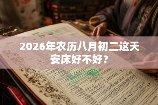 2026年农历八月初二这天安床好不好？