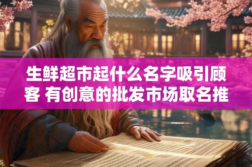 生鲜超市起什么名字吸引顾客 有创意的批发市场取名推荐