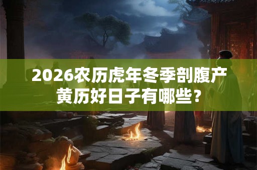 2026农历虎年冬季剖腹产黄历好日子有哪些？