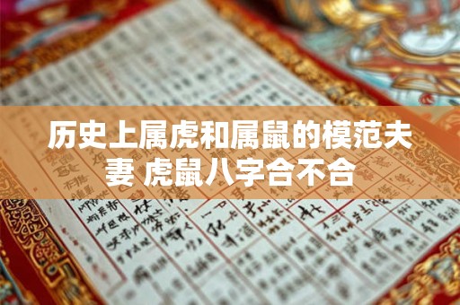 历史上属虎和属鼠的模范夫妻 虎鼠八字合不合