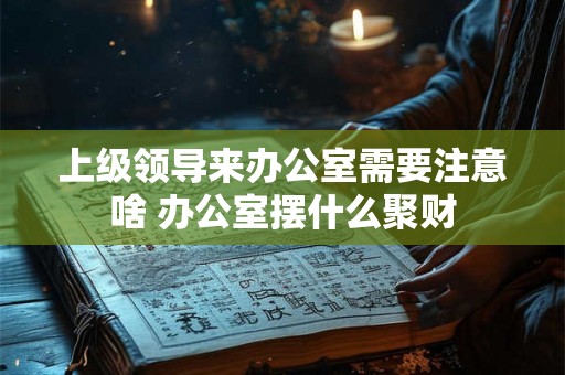 上级领导来办公室需要注意啥 办公室摆什么聚财