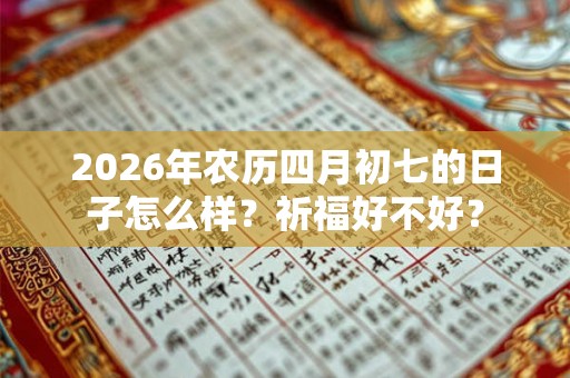 2026年农历四月初七的日子怎么样?祈福好不好? 2026年农历四月初七的日子怎么样?祈福好不好?