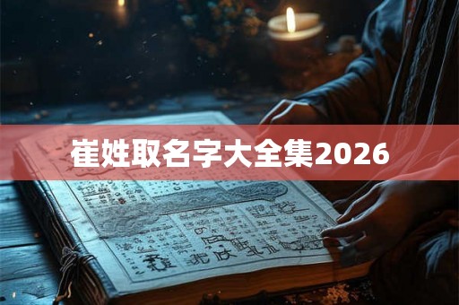 崔姓取名字大全集2026
