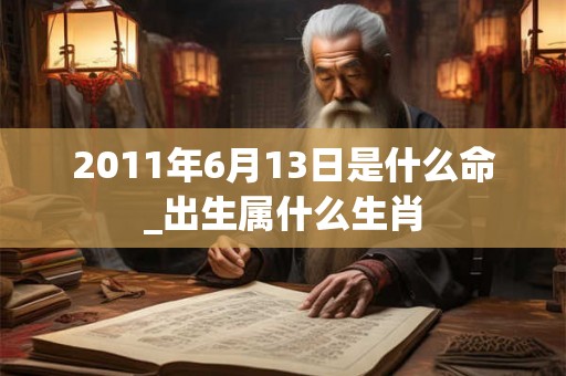 2011年6月13日是什么命_出生属什么生肖 2011年6月13日是什么命_出生属什么生肖