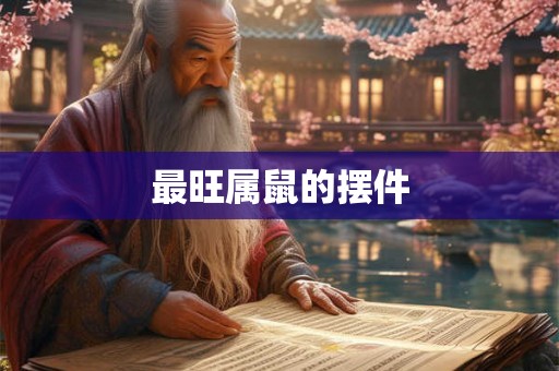 最旺属鼠的摆件