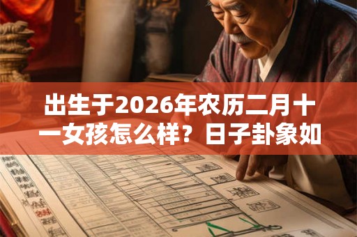 出生于2026年农历二月十一女孩怎么样?日子卦象如何? 出生于2026年农历二月十一女孩怎么样?日子卦象如何?