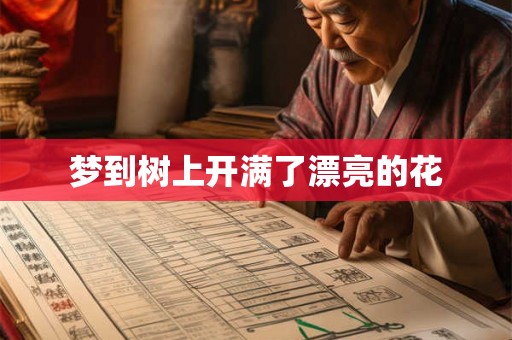 梦到树上开满了漂亮的花