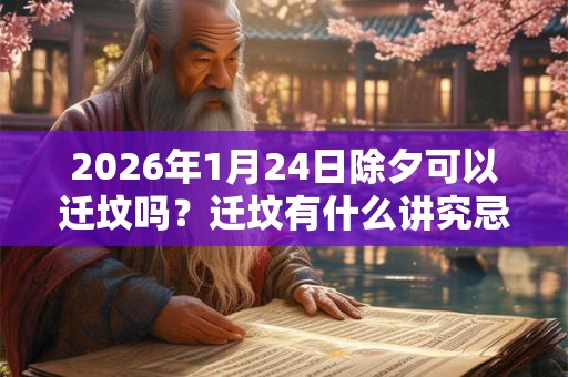 2026年1月24日除夕可以迁坟吗？迁坟有什么讲究忌讳？