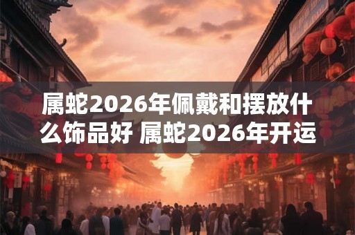 属蛇2026年佩戴和摆放什么饰品好 属蛇2026年开运吉祥物 属蛇2026年佩戴和摆放什么饰品好 属蛇2026年开运吉祥物