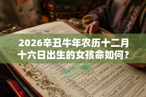 2026辛丑牛年农历十二月十六日出生的女孩命如何? 2026辛丑牛年农历十二月十六日出生的女孩命如何?