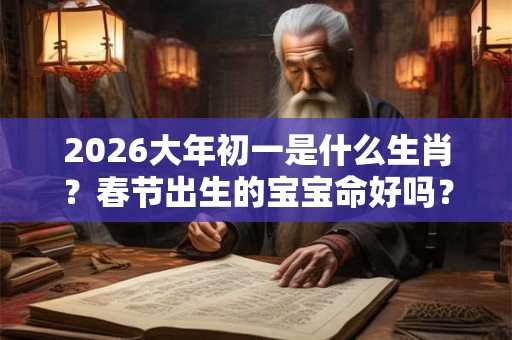 2026大年初一是什么生肖？春节出生的宝宝命好吗？