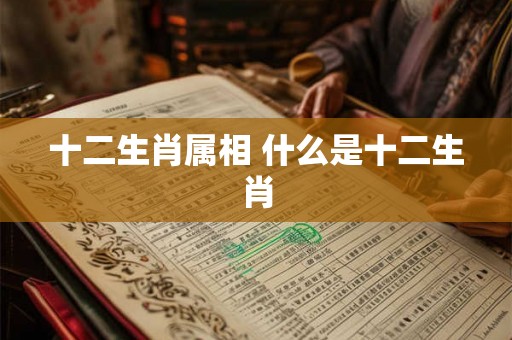 十二生肖属相 什么是十二生肖
