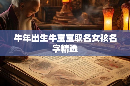 牛年出生牛宝宝取名女孩名字精选